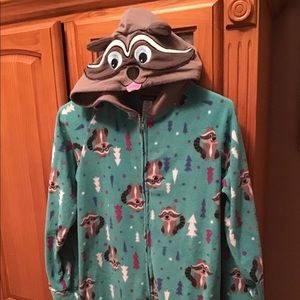 Joe Boxer Raccoon Onesie for Adults